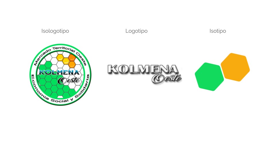 Isologo y logotipo Kolmena Oeste