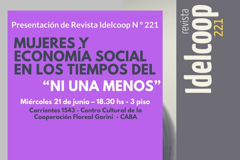 Debate: Mujeres y Economía Social en los tiempos del “Ni una Menos”